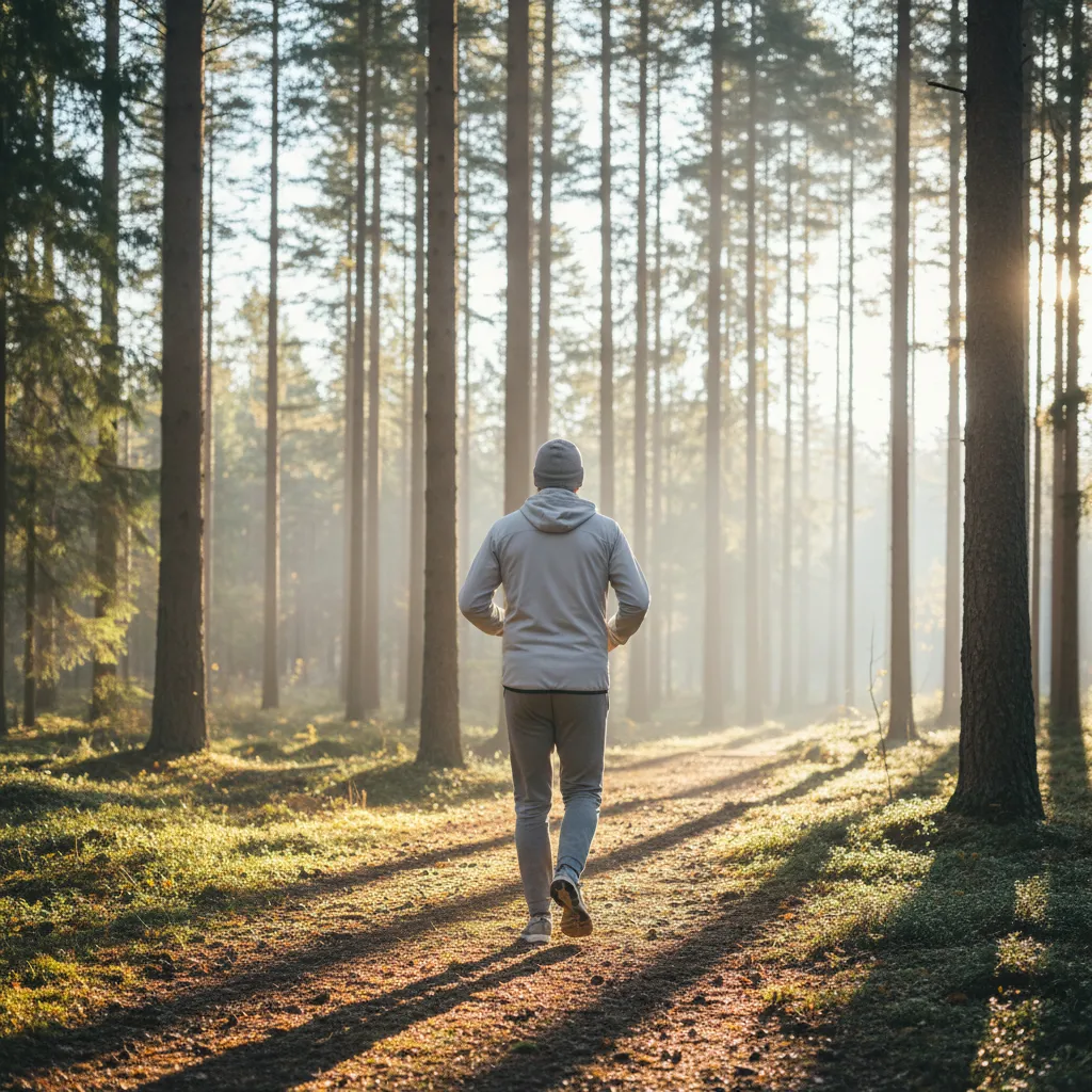 Aktiv man som joggar på morgonen - Ellwood Nutrition aktiv livsstil man välmående